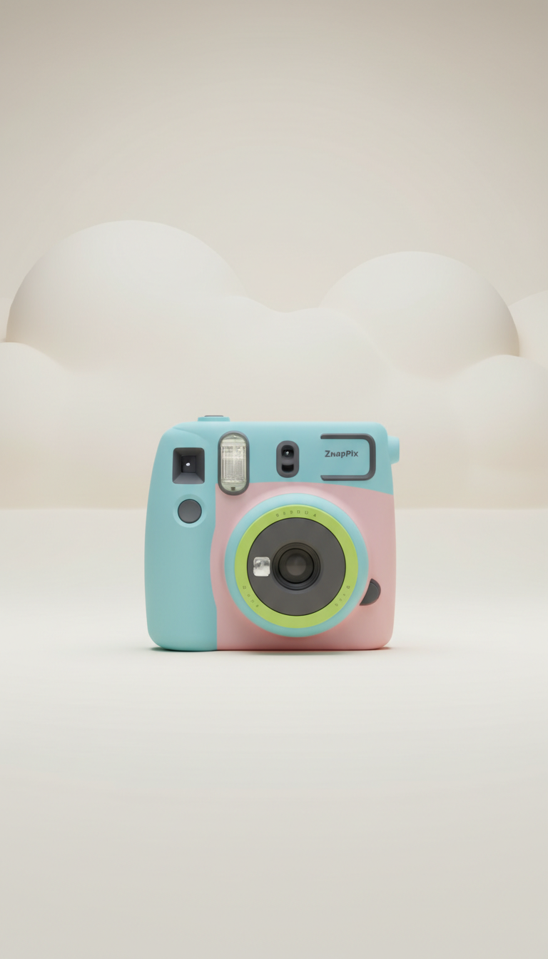 Instant Camera With Kid-Safe Controls